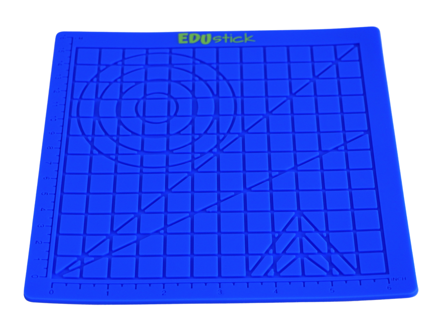 EDUstick silicone mat (Blue/Lime) - heat-resistant non-stick silicone work mat for 3D pen