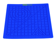 EDUstick silicone mat (Blue/Lime) - heat-resistant non-stick silicone work mat for 3D pen