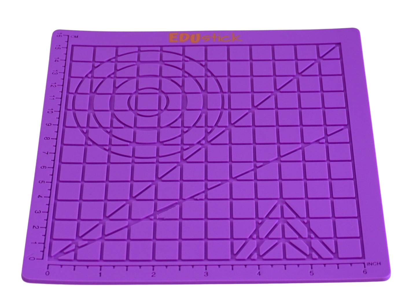 EDUstick silicone mat (Purple/Orange)– heat-resistant non-stick silicone work mat for 3D pen