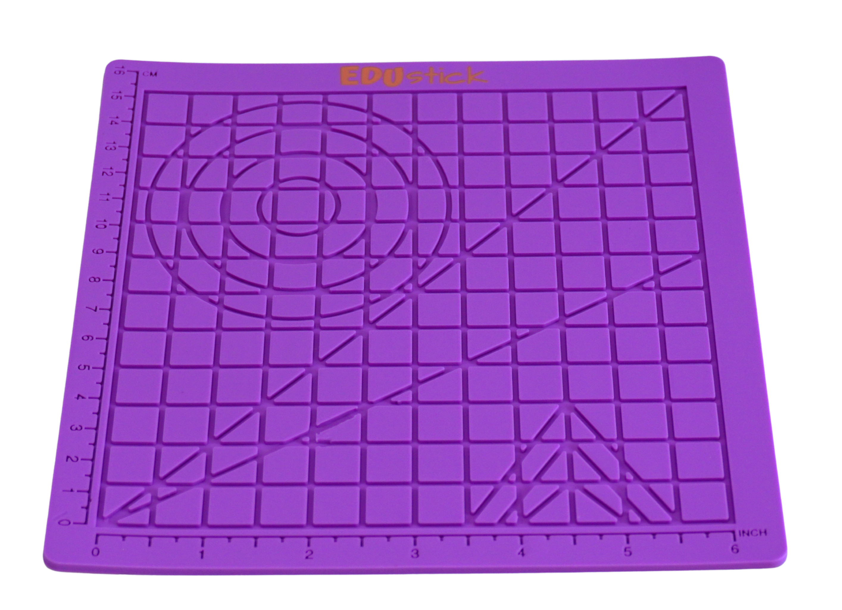 EDUstick silicone mat (Purple/Orange)– heat-resistant non-stick silicone work mat for 3D pen