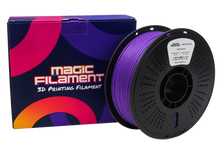 Magic Filament PLA Tri-color Silk filament 1.75mm in red-gold-purple — three-color gradient shift on single-extruder printers — 1kg vacuum-sealed spool, RoHS & REACH certified